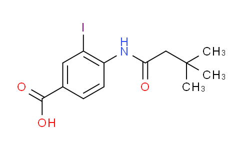 CAS No. 139078-63-0, 4-[(3,3-dimethyl-1-oxobutyl)amino]-3-iodobenzoic acid