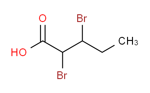 CAS No. 139185-84-5, 2,3-dibromopentanoic acid