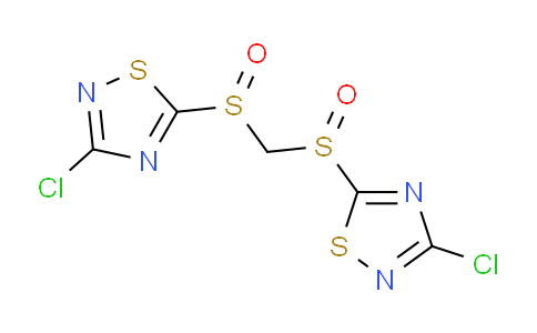 CAS No. 139444-37-4, Bis((3-chloro-1,2,4-thiadiazol-5-yl)sulfinyl)methane