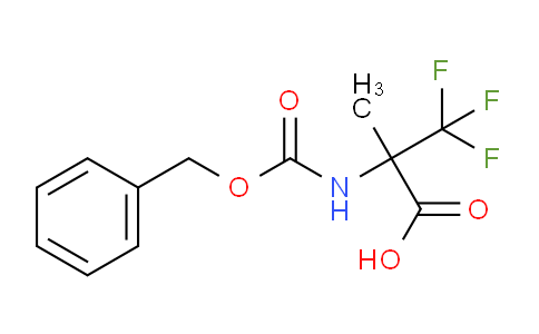 CAS No. 139520-43-7, 3,3,3-trifluoro-2-methyl-2-(phenylmethoxycarbonylamino)propanoic acid