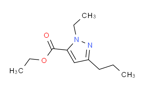 CAS No. 139756-15-3, 2-Ethyl-5-propyl-3-pyrazolecarboxylic acid ethyl ester