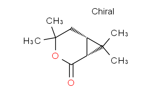 CAS No. 14087-70-8, (1S,6R)-3,3,7,7-tetramethyl-4-oxabicyclo[4.1.0]heptan-5-one
