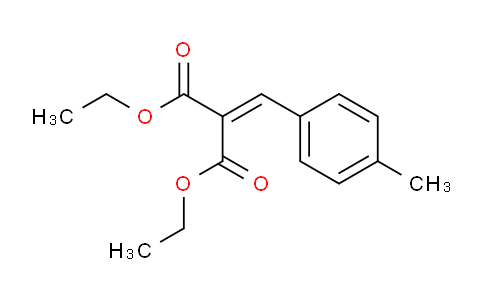 CAS No. 14111-33-2, 2-[(4-methylphenyl)methylidene]propanedioic acid diethyl ester