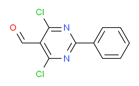 CAS No. 14160-92-0, 4,6-Dichloro-2-phenylpyrimidine-5-carbaldehyde