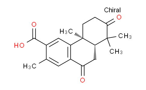 CAS No. 14173-25-2, (4bS,8aR)-2,4b,8,8-tetramethyl-7,10-dioxo-5,6,8a,9-tetrahydrophenanthrene-3-carboxylic acid