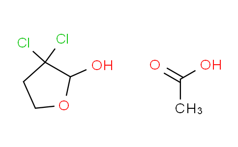 CAS No. 141942-52-1, acetic acid; 3,3-dichloro-2-oxolanol