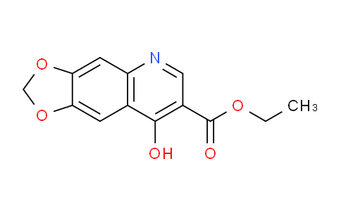 CAS No. 14205-65-3, Ethyl 8-hydroxy-[1,3]dioxolo[4,5-g]quinoline-7-carboxylate
