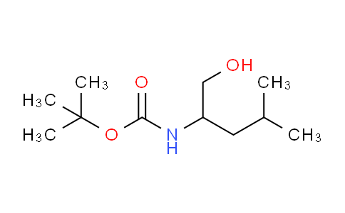 CAS No. 142121-48-0, N-(1-hydroxy-4-methylpentan-2-yl)carbamic acid tert-butyl ester