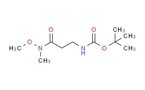 CAS No. 142570-56-7, tert-Butyl (3-(methoxy(methyl)amino)-3-oxopropyl)carbamate