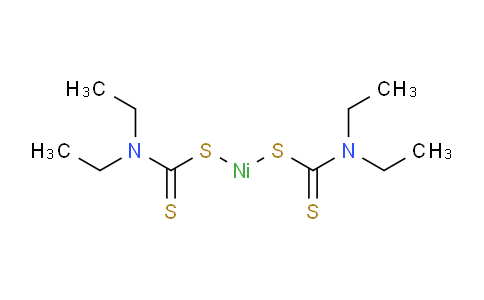 CAS No. 14267-17-5, Bis(diethyldithiocarbamato)nickel