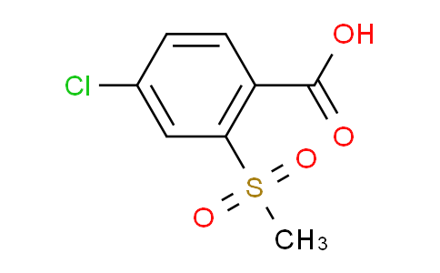 CAS No. 142994-03-4, 4-chloro-2-methylsulfonylbenzoic acid