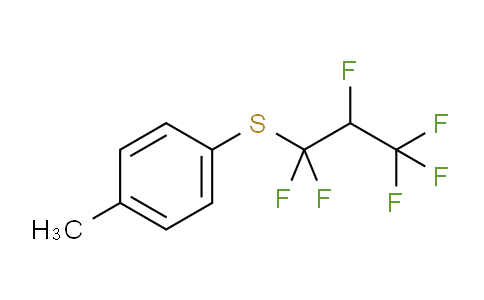 CAS No. 144429-11-8, 4-(1,1,2,3,3,3-hexafluoropropylthio)-toluene