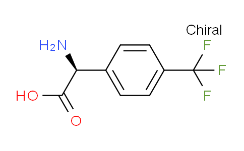 CAS No. 144789-75-3, (S)-2-Amino-2-(4-(trifluoromethyl)phenyl)acetic acid