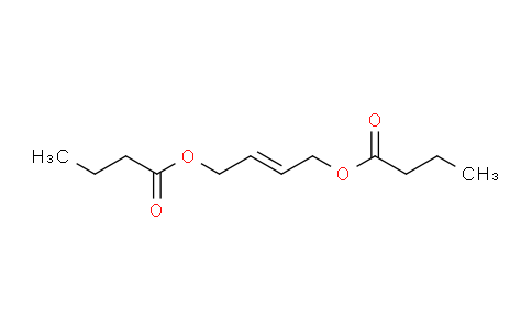 CAS No. 144967-77-1, butanoic acid 4-(1-oxobutoxy)but-2-enyl ester