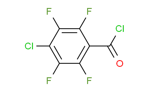 CAS No. 145572-10-7, 4-chloro-2,3,5,6-tetrafluorobenzoyl chloride