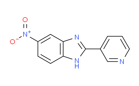 CAS No. 145861-59-2, 5-Nitro-2-(pyridin-3-yl)-1H-benzo[d]imidazole