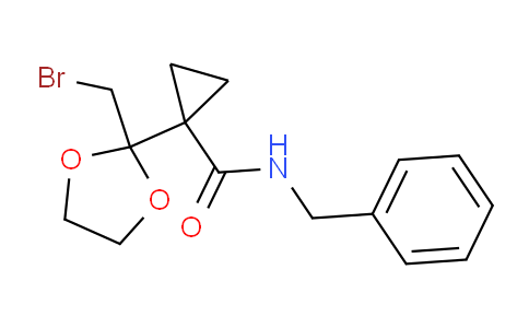 CAS No. 147011-41-4, 1-[2-(bromomethyl)-1,3-dioxolan-2-yl]-N-(phenylmethyl)-1-cyclopropanecarboxamide