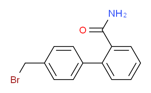 CAS No. 147404-72-6, 4'-(Bromomethyl)-[1,1'-biphenyl]-2-carboxamide