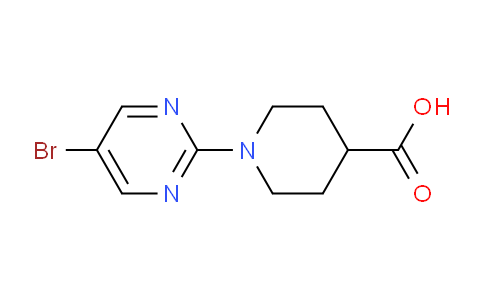 CAS No. 149506-04-7, 1-(5-bromo-2-pyrimidinyl)-4-piperidinecarboxylic acid