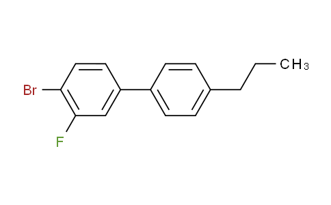 CAS No. 149647-66-5, 1-bromo-2-fluoro-4-(4-propylphenyl)benzene