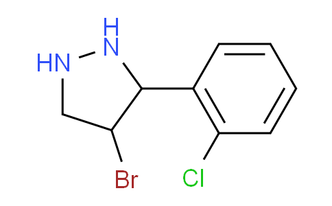 CAS No. 149739-70-8, 4-bromo-3-(2-chlorophenyl)pyrazolidine