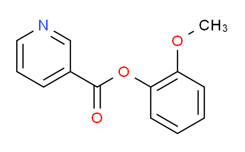 CAS No. 15057-98-4, (2-Methoxyphenyl) pyridine-3-carboxylate