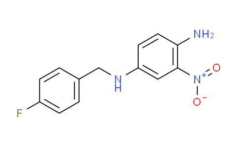 CAS No. 150812-21-8, N1-(4-Fluorobenzyl)-3-nitrobenzene-1,4-diamine