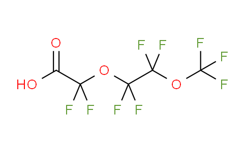 CAS No. 151772-58-6, 2,2-difluoro-2-[1,1,2,2-tetrafluoro-2-(trifluoromethoxy)ethoxy]acetic acid