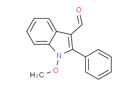 CAS No. 1518-72-5, 1-methoxy-2-phenyl-3-indolecarboxaldehyde