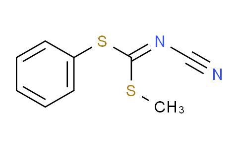 CAS No. 152381-91-4, [(methylthio)-(phenylthio)methylidene]cyanamide