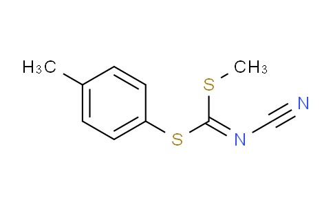 CAS No. 152381-94-7, [[(4-methylphenyl)thio]-(methylthio)methylidene]cyanamide