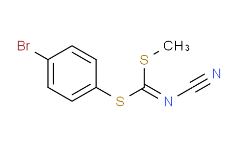 CAS No. 152382-03-1, [(4-bromophenyl)sulfanyl-methylsulfanylmethylidene]cyanamide