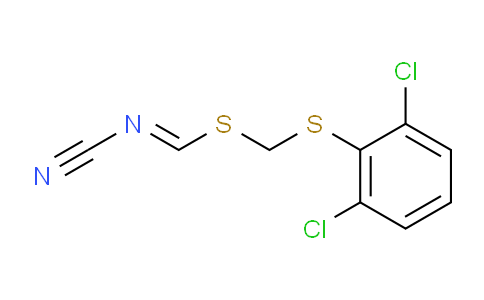 CAS No. 152382-18-8, ((2,6-Dichlorophenyl)thio)methyl (E)-N-cyanomethanimidothioate