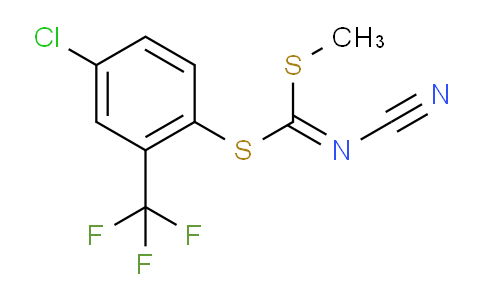 CAS No. 152382-23-5, [[4-Chloro-2-(trifluoromethyl)phenyl]sulfanyl-methylsulfanylmethylidene]cyanamide