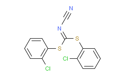 CAS No. 152382-52-0, Bis(2-chlorophenyl) cyanocarbonimidodithioate