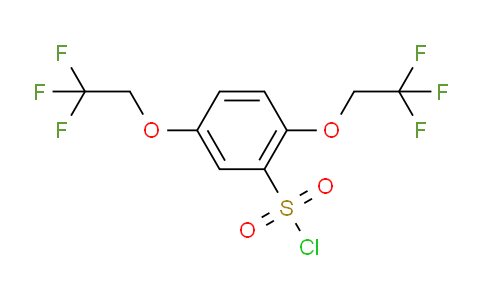 CAS No. 152457-95-9, 2,5-Bis(2,2,2-trifluoroethoxy)benzene-1-sulfonyl chloride
