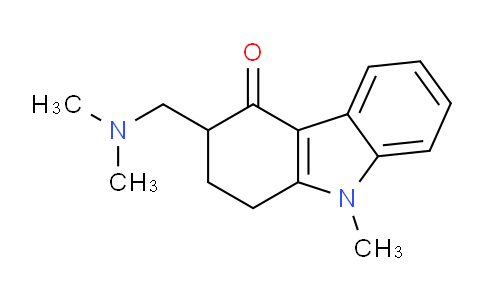 CAS No. 153139-56-1, 3-[(Dimethylamino)methyl]-9-methyl-1,2,3,9-tetrahydro-4H-carbazol-4-one