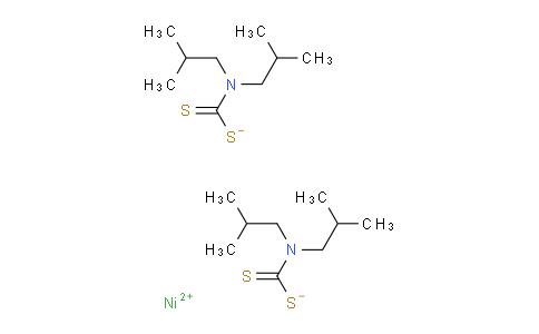 CAS No. 15317-78-9, N,N-bis(2-methylpropyl)carbamodithioate; nickel(2+)