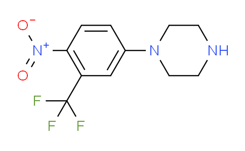 CAS No. 153204-82-1, 1-[4-nitro-3-(trifluoromethyl)phenyl]piperazine