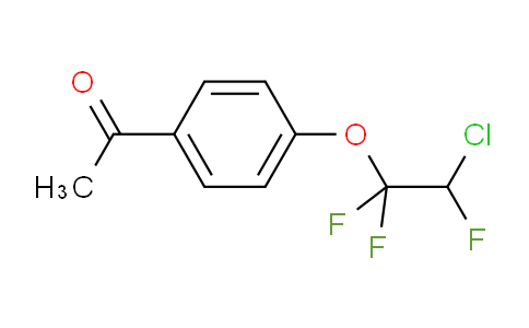 CAS No. 1536-63-6, 1-[4-(2-chloro-1,1,2-trifluoroethoxy)phenyl]ethanone
