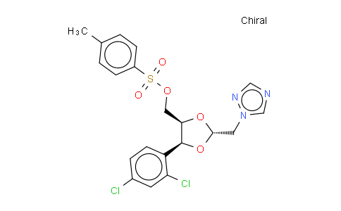 CAS No. 154003-23-3, Cis-[2-(2,4-Dichlorophenyl)-2-(1H-1,2,4-triazol-1-ylmethyl)-1,3-dioxolan-4-yl]methyl-4-methylbenzenesulphonate;Cis-tosylate