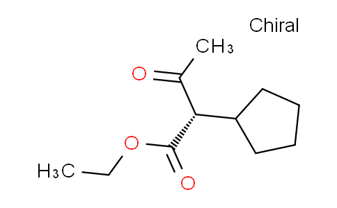 CAS No. 1540-32-5, (2S)-2-cyclopentyl-3-oxobutanoic acid ethyl ester