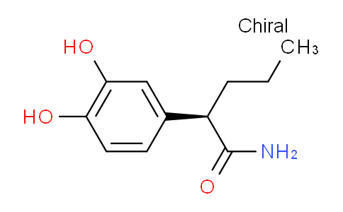 CAS No. 154-62-1, (2R)-2-(3,4-dihydroxyphenyl)pentanamide