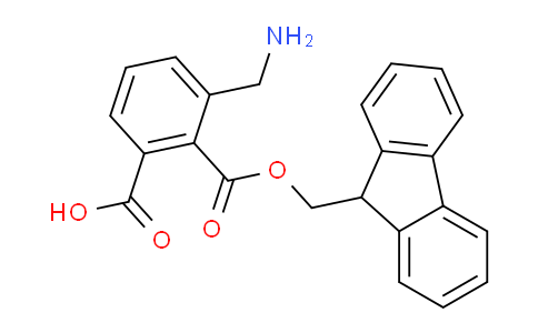 CAS No. 155369-11-2, 3-(aminomethyl)-2-[9H-fluoren-9-ylmethoxy(oxo)methyl]benzoic acid