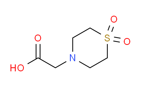 CAS No. 155480-08-3, 2-(1,1-dioxo-1,4-thiazinan-4-yl)acetic acid
