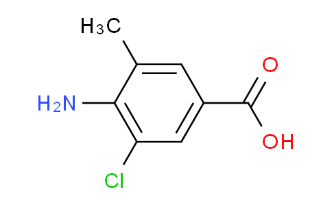 CAS No. 157069-52-8, 4-amino-3-chloro-5-methylbenzoic acid