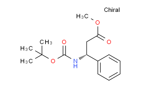 CAS No. 158807-51-3, Methyl (R)-N-Boc-3-phenyl-beta-alaninate