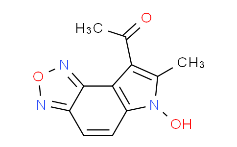 CAS No. 159325-84-5, 1-(6-Hydroxy-7-methyl-6H-[1,2,5]oxadiazolo[3,4-e]indol-8-yl)ethanone