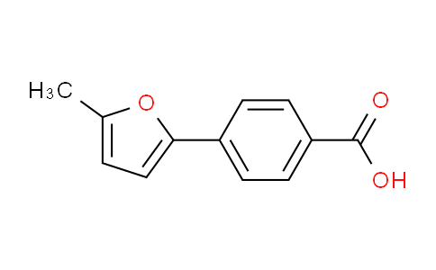 CAS No. 159448-56-3, 4-(5-methyl-2-furanyl)benzoic acid