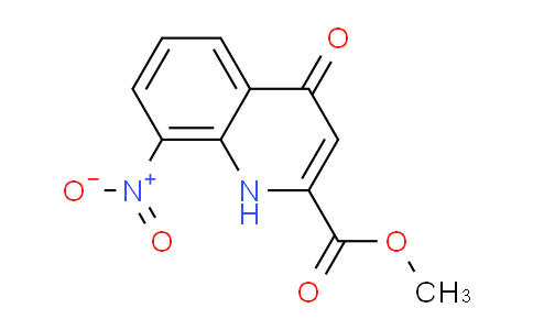 CAS No. 16134-01-3, methyl 8-nitro-4-oxo-1H-quinoline-2-carboxylate